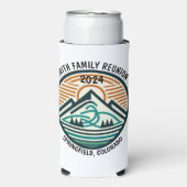 Custom Mountain oder Ski Trip Selters Dosenkühler (Seltzer Vorderseite)