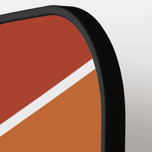 Custom Mountain Sunset Monogram Pickleball Schläger (Linke Seite)