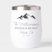 Custom Mountain Zuhause, Family Town Name, Year Es (Vorderseite)