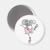 Custom Mouse Ballerina Magnet (Vorderseite/Rückseite)