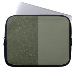 Custom Mouse Green Split Laptop Sleeve