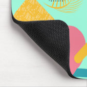 Custom Mouse Pad Abstrakt Aquamarine Tropische Kun Mousepad (Ecke)