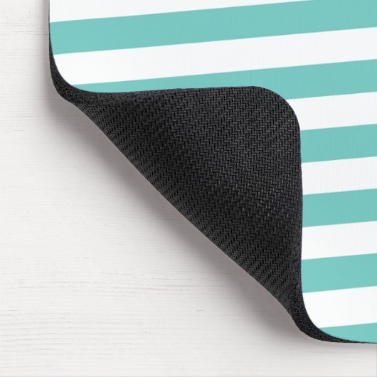 Custom Mouse Pad Abstrakt Stripes Aqua Mousepad (Ecke)