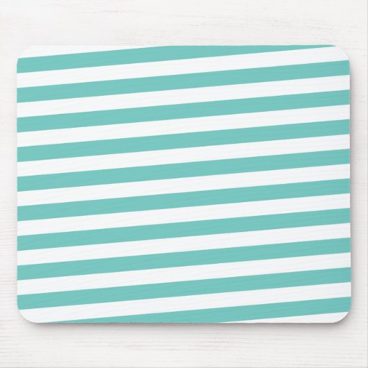 Custom Mouse Pad Abstrakt Stripes Aqua Mousepad (Vorne)