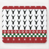Custom Mouse Pad Fair Isle Weihnachtshändler Mousepad (Vorne)