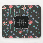 Custom Mouse Pad Funky Florals Mousepad (Vorne)
