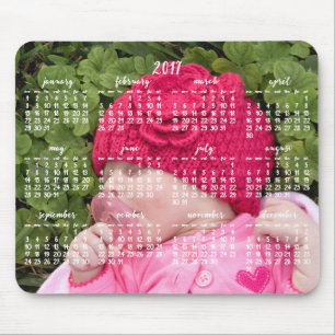 Custom Mouse Pad Kalender 2017 Foto hinzufügen Mousepad