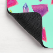 Custom Mouse Pad Kristalle Edelsteine Diamonds Aqu Mousepad (Ecke)