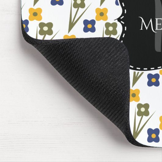 Custom Mouse Pad Pixie Garden Florals Mousepad (Ecke)