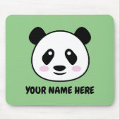 Custom Mouse Pad with cute panda bear drawing Mousepad (Vorne)
