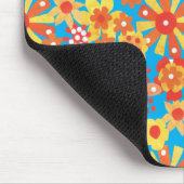 Custom Mousepad; Ditzy Orange Blume Mousepad (Ecke)
