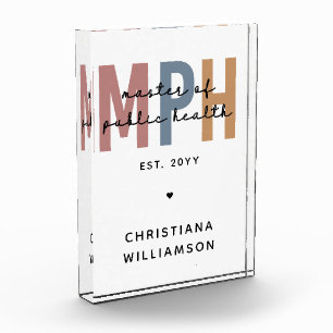 Custom MPH Master of Public Health Abschluss Fotoblock