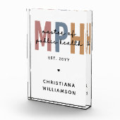 Custom MPH Master of Public Health Abschluss Fotoblock (Rechts)