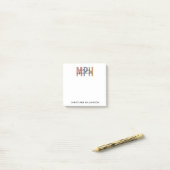 Custom MPH Master of Public Health Abschluss Post-it Klebezettel (Auf Schreibtisch)