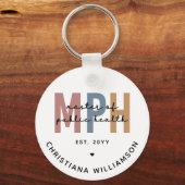 Custom MPH Master of Public Health Abschluss Schlüsselanhänger (Vorderseite)
