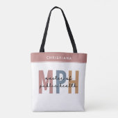 Custom MPH Master of Public Health Abschluss Tasche (Rückseite)