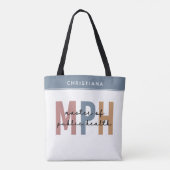 Custom MPH Master of Public Health Abschluss Tasche (Rückseite)