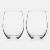 Custom Mr. and Future Mrs. Weinglas Ohne Stiel (Links)