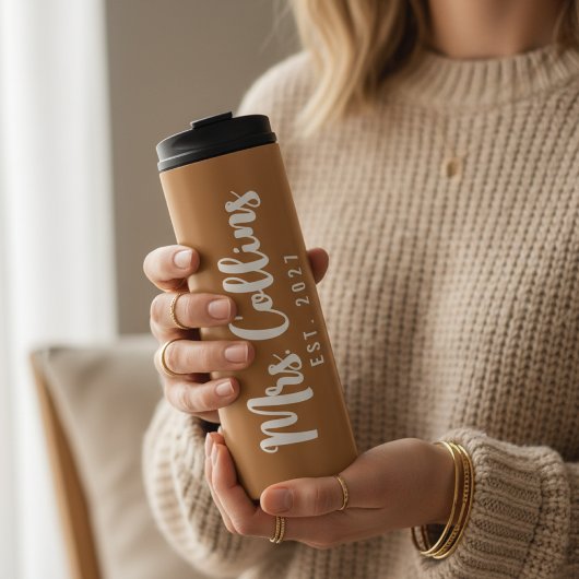 Custom Mr and Mrs Tumbler Gift for Husband or Wife Thermosbecher