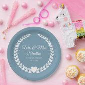 Custom Mr. & Mrs. Bride und Groom neu verheiratet Pappteller (Party)