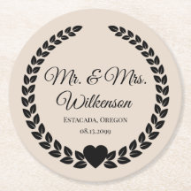 Custom Mr. & Mrs. Bride und Groom neu verheiratet