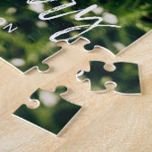 Custom Mr. & Mrs Happy Wedding Anniversary Foto Puzzle (Seite)