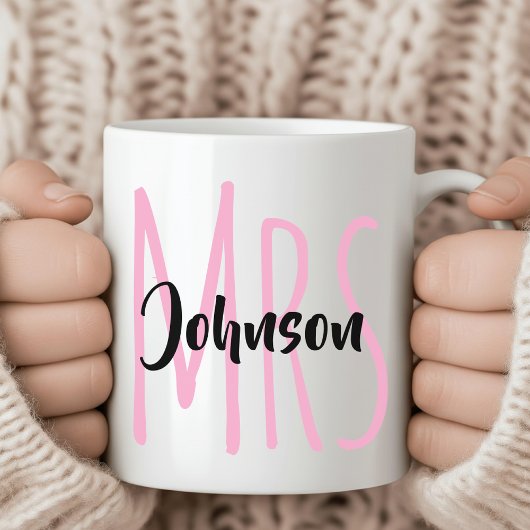 Custom Mr. & Mrs. Mug, Wedding Gift for Newlyweds Kaffeetasse