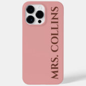 Custom Mr & Mrs Phone Case Gift for Couples (Rückseite)