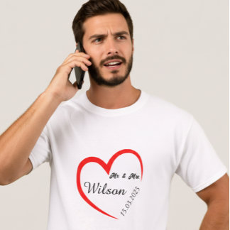 Custom Mr. & Mrs. Shirt
