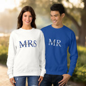 Custom Mr & Mrs Sweatshirt, Matching Couple Sweatshirt