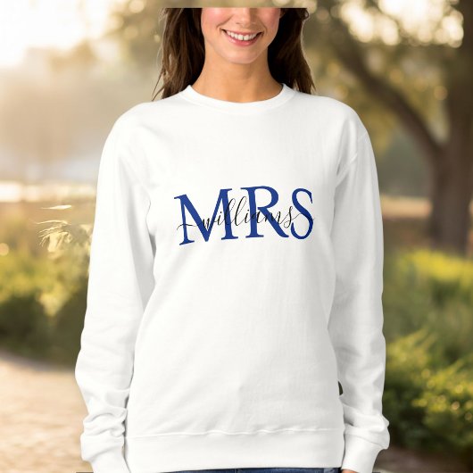 Custom Mr & Mrs Sweatshirt, Matching Couple Sweatshirt