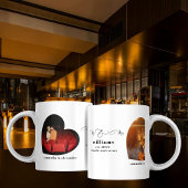 Custom Mr & Mrs Wedding Anniversary Gefallen 2 Fot Kaffeetasse