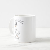 Custom Mr. und Mrs. Albern Goose Wedding Tasse Eng (Vorderseite Links)