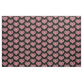 Custom Mr. und Mrs. Wedding Black Heart Template Stoff (Yard (91,4 cm))