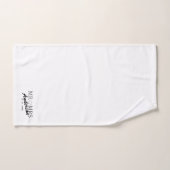 Custom Mr. und Mrs. Wedding Familiengeschenk Badhandtuch Set (Handtuch)