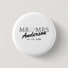 Custom Mr. und Mrs. Wedding Familiengeschenk