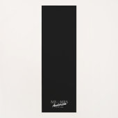 Custom Mr. und Mrs. Wedding Familiengeschenk Yogamatte (Vorderseite)