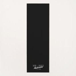 Custom Mr. und Mrs. Wedding Familiengeschenk Yogamatte