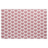 Custom Mr. und Mrs. Wedding White Heart Template Stoff (Yard (91,4 cm))