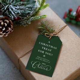 Custom Mrs Claus Weihnachts-Leckerei verzaubern Gr Geschenkanhänger