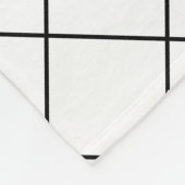 Custom Mrs. Est. Modernes, elegantes Script neu Fleecedecke (Ecke)