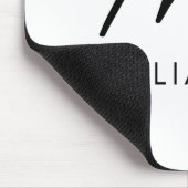 Custom Mrs. Est. Modernes, elegantes Script neu Mousepad (Ecke)