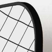 Custom Mrs. Est. Modernes, elegantes Script neu Pickleball Schläger (Linke Seite)