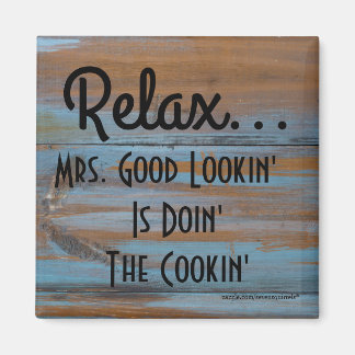 Custom Mrs. Mr. oder Miss Good Lookin ist Cookin M Magnet