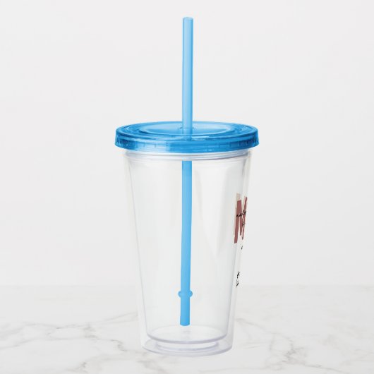 Custom MSN Master of Science in Nursing Abschluss Acryltrinkbecher (Rechts)