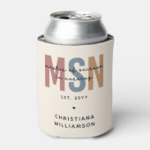 Custom MSN Master of Science in Nursing Abschluss Dosenkühler (Kanne Vorderseite)