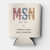 Custom MSN Master of Science in Nursing Abschluss Dosenkühler (Vorderseite)