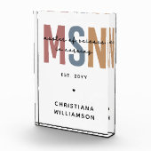 Custom MSN Master of Science in Nursing Abschluss Fotoblock (Rechts)