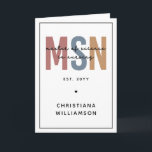 Custom MSN Master of Science in Nursing Abschluss Karte<br><div class="desc">Custom MSN Master of Science in Nursing Abschluss | Krankenpflege Schule NP Abschluss Geschenke!</div>