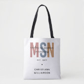 Custom MSN Master of Science in Nursing Abschluss Tasche (Vorderseite)